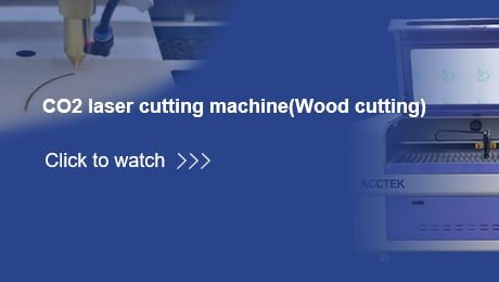 CO2 Laser Cutting Machine Cutting Wood
