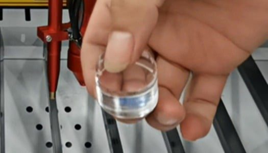 CO2-Laserschneidproben