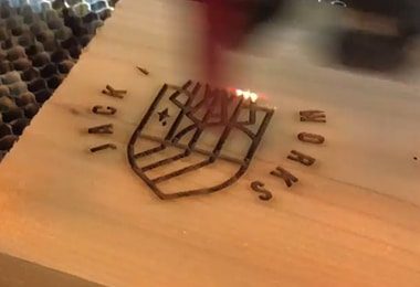 CO2 lézeres jelölő minták