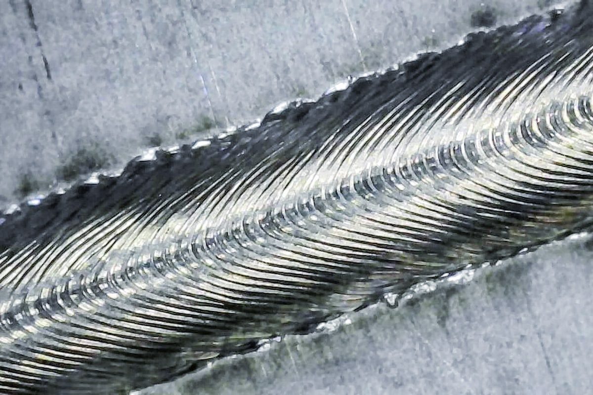 Does laser welding affect the microstructure of the welded material