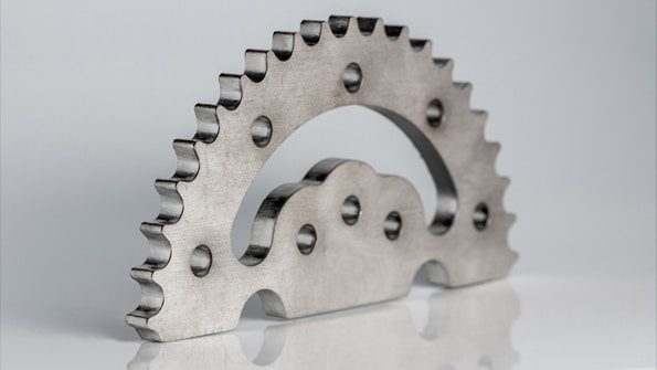 عينات القطع بليزر الألياف