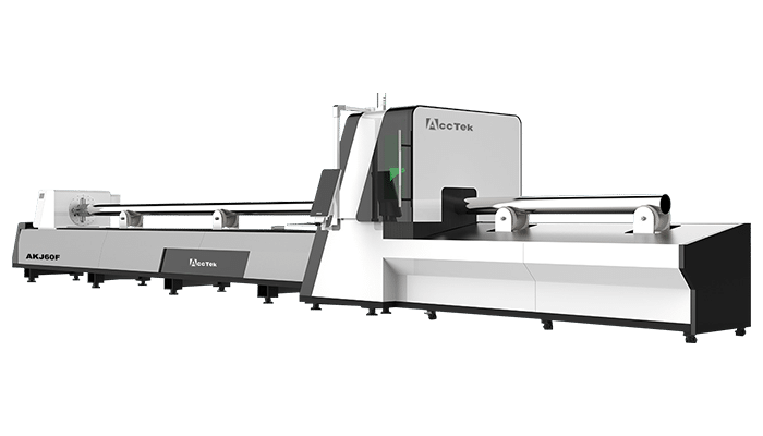 Renderizações de máquina de corte a laser de fibra de tubo de alta configuração