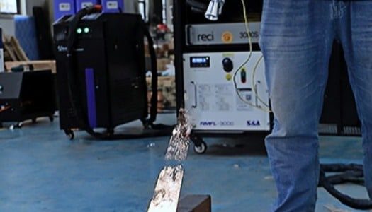 Campioni di pulizia laser