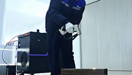 Campioni di pulizia laser