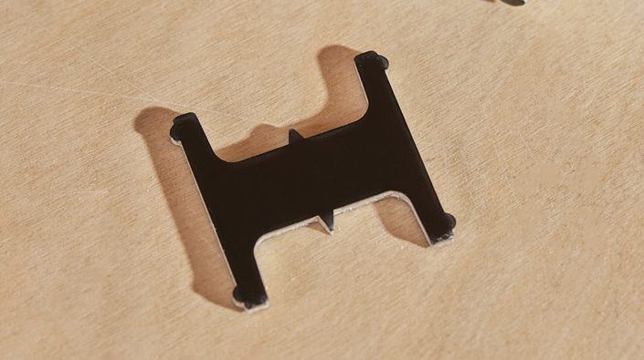 Laser Cutting Sample of ABS Laser Cutting Sample of ABS