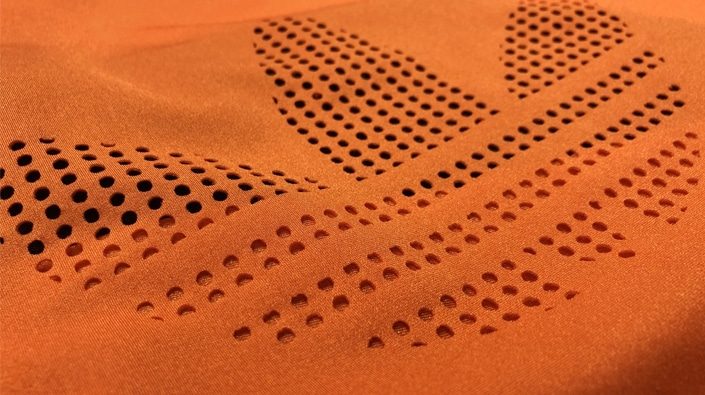 Laser Cutting Sample of Fabric