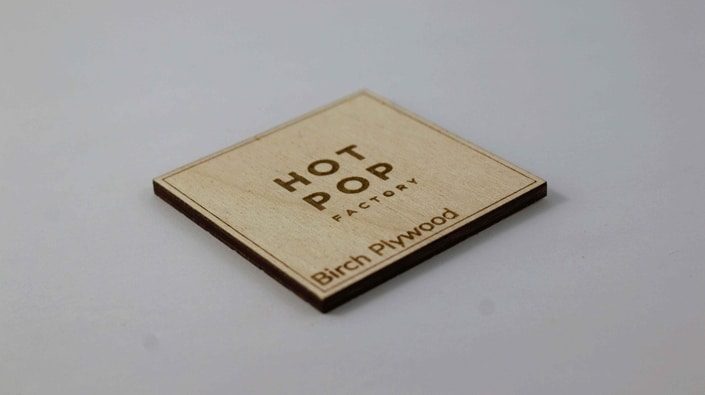 Laser Cutting Sample of Plywood