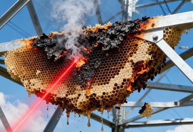 Exemples de déblaiement d'obstacles au laser