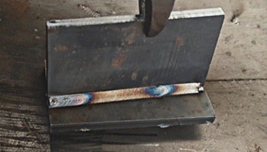 Échantillons de soudage au laser