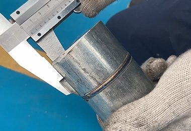 Próbki spawania laserowego