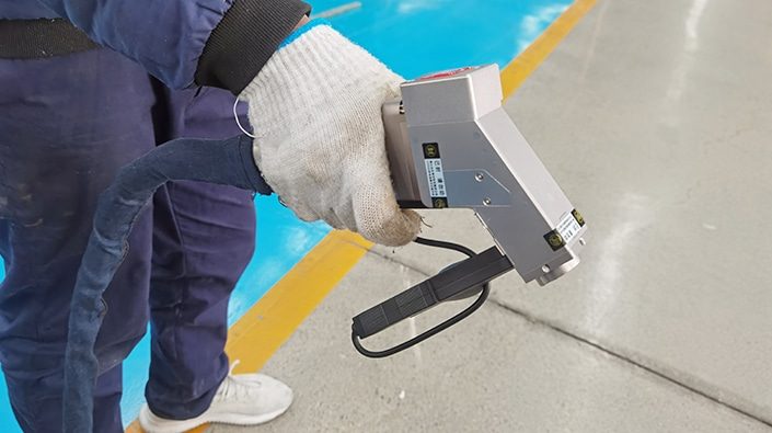 Laser cleaning gun Laser cleaning gun