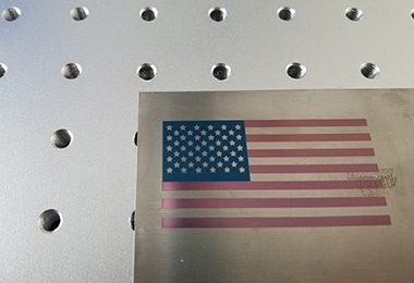 Vzorky laserového značení MOPA