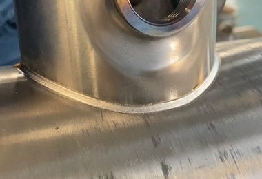 金属レーザー溶接サンプル