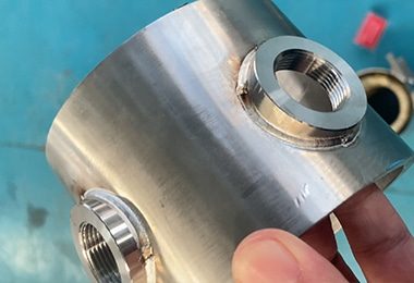 金属レーザー溶接サンプル