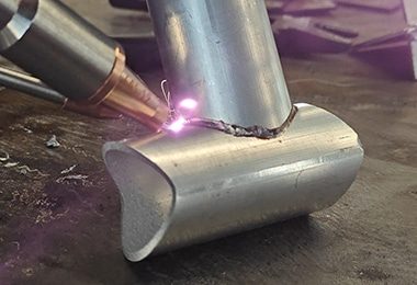 金属レーザー溶接サンプル