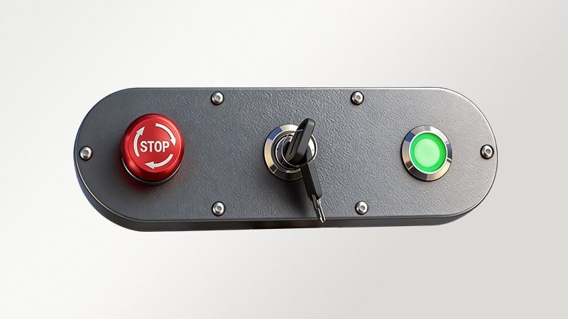Dispositivo de intertravamento de segurança confiável