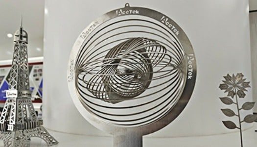 Échantillons de découpe laser de fibres en feuilles