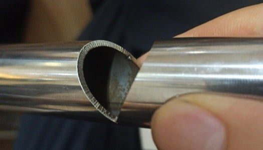 Amostras de corte a laser de fibra tubular