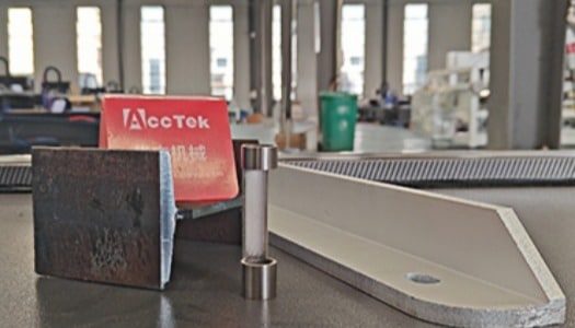 Amostras de corte a laser de fibra tubular