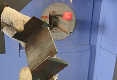 Muestras de corte láser de tubos