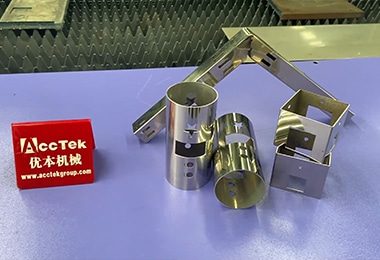 Muestras de corte láser de tubos