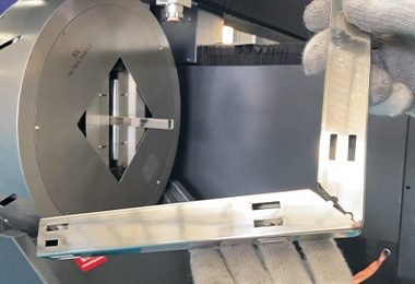 Muestras de corte láser de tubos