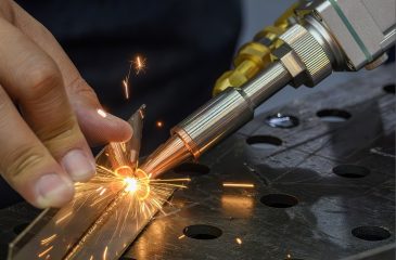What are the dust and fume removal requirements for laser welding