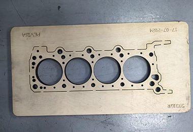 Próbki drewna do cięcia laserowego