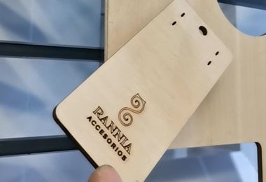 Próbki drewna do cięcia laserowego